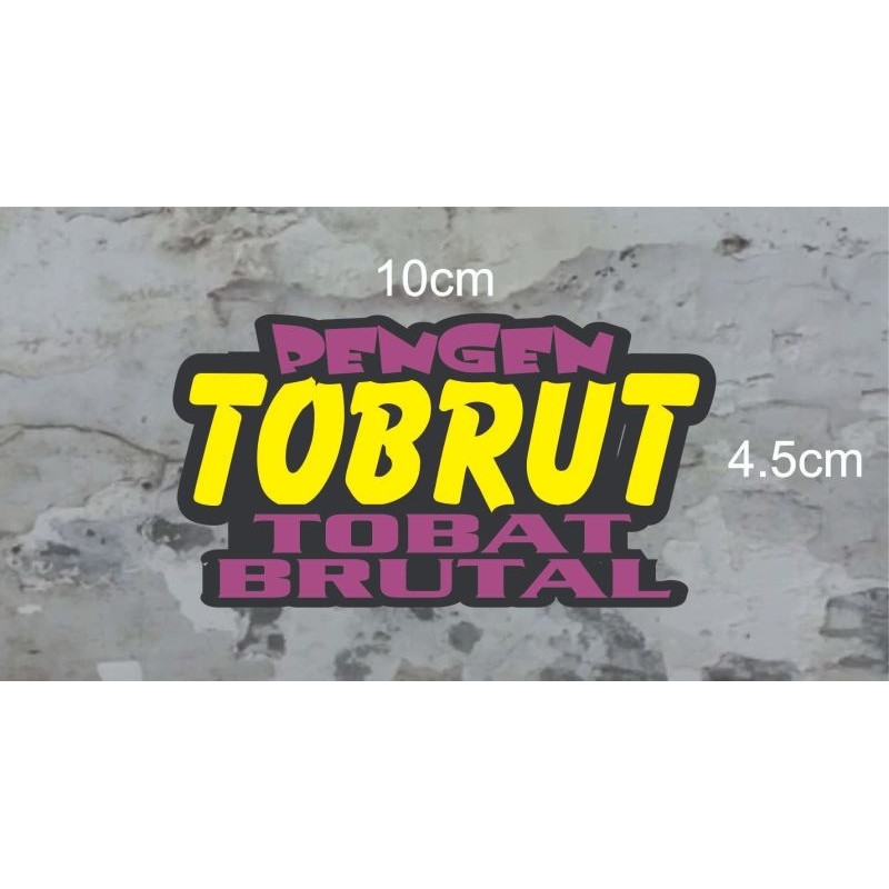 

stiker kata-kata lucu / catting pola sesuai gambar