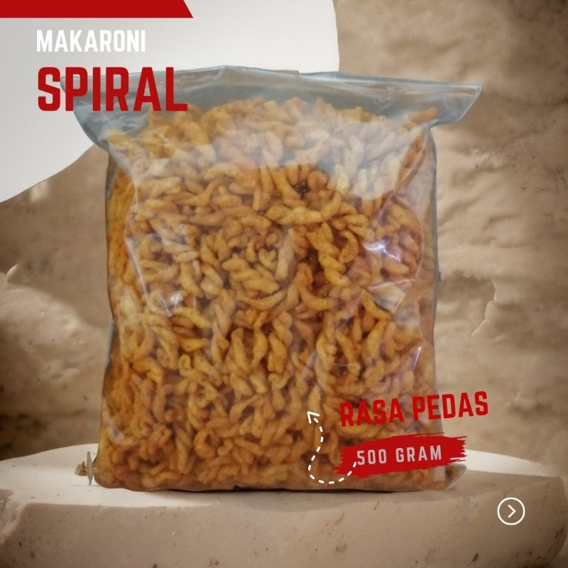 

MAKARONI SPIRAL 500gr | PEDES, BALADO, JAGUNG