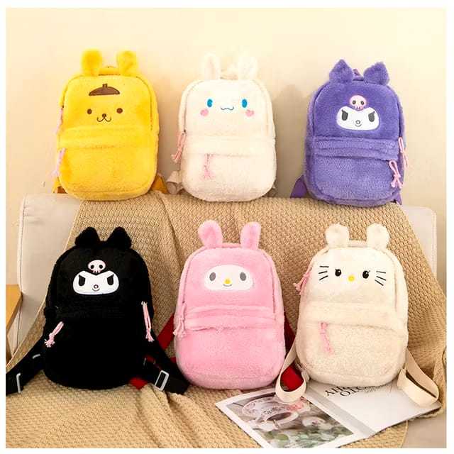 

Donesubego - Tas Sekolah Ransel Karakter Sanrio Cinnamoroll Kuromi Melody Anak Perempuan SD SMP SMA