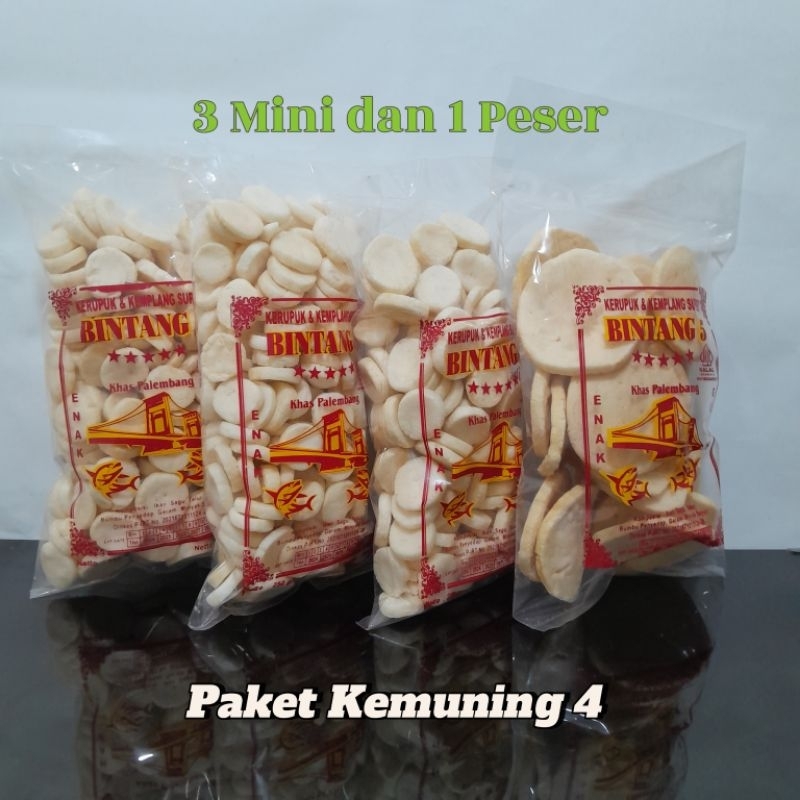 

PAKET KEMUNING 4 : 3 MINI DAN 1 PESER
