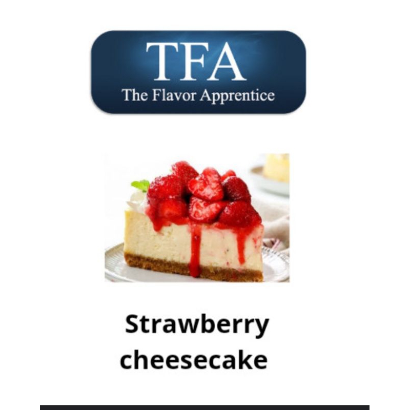 

TFA strawberry cheesecake 15ml essence flavours perasa murni