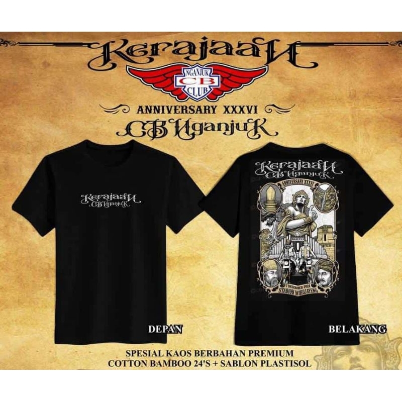 kaos Kerajaan cb nganjuk bersatu 2024  original