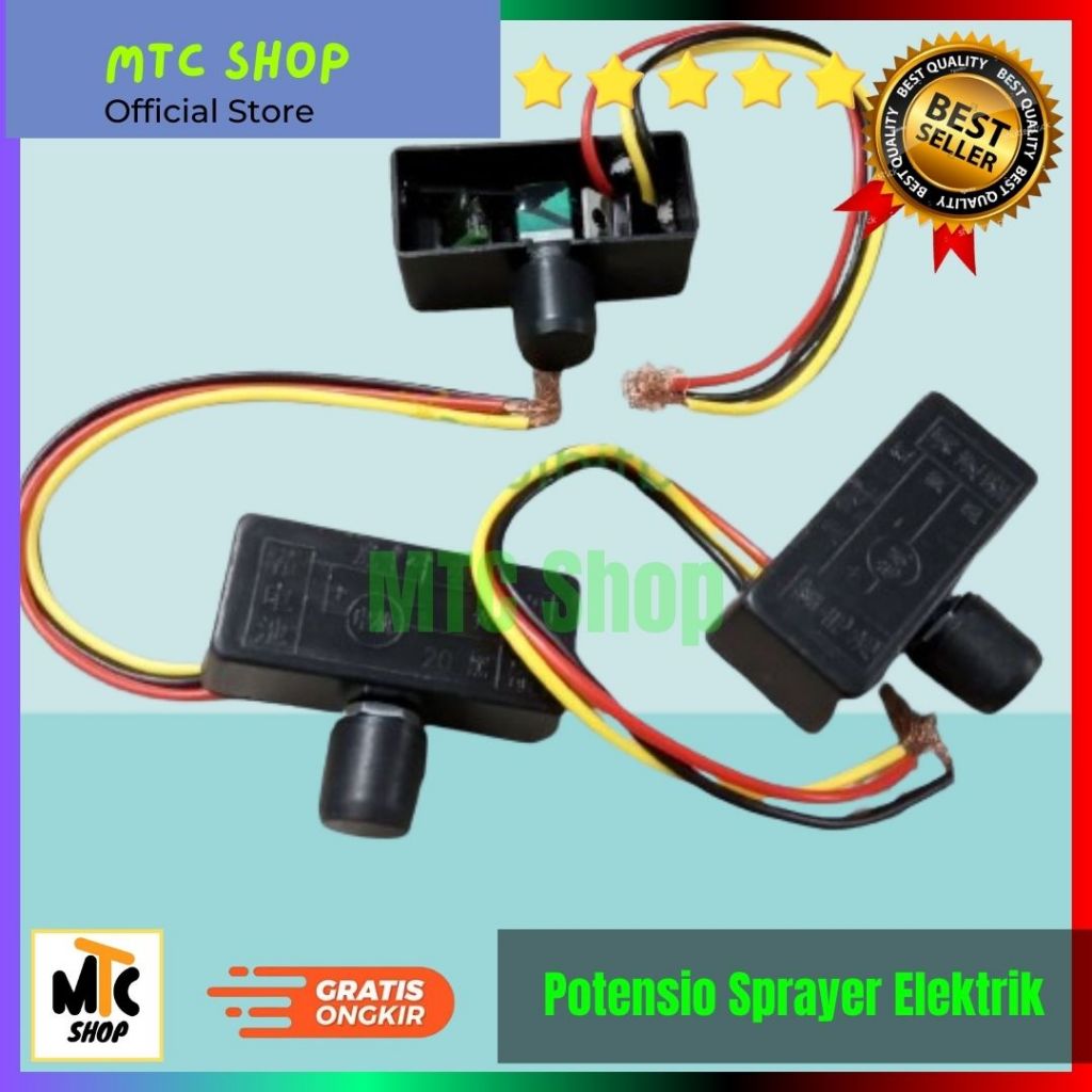 Potensio Switch Speed Sprayer | Pengatur Kecepatan Pompa Sprayer Elektrik |Potensio Sprayer Elektrik