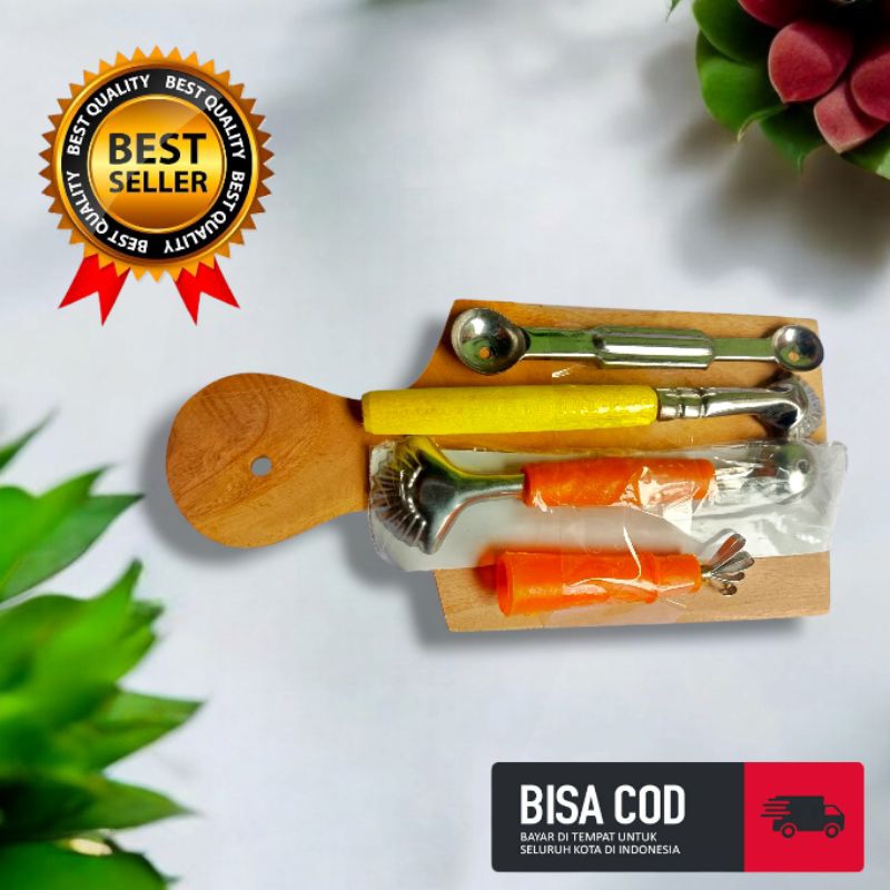 Paket Talenan Serutan Wortel / Kerokan Kelapa / Serutan Buah / Serut Buah / Kerok Buah Multifungsi