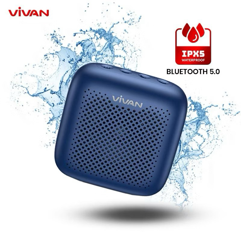 VIVAN Speaker bluetooth extra bass Waterproof speaker wireless Microphone internal Powerfull bass st