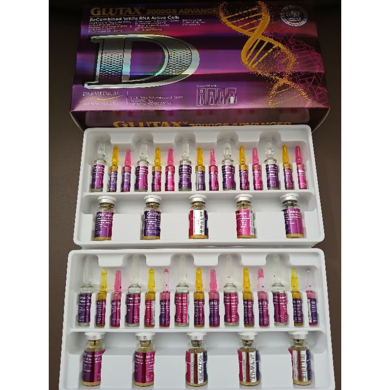 gluta 2000gs advance 1 dan 1/2 box