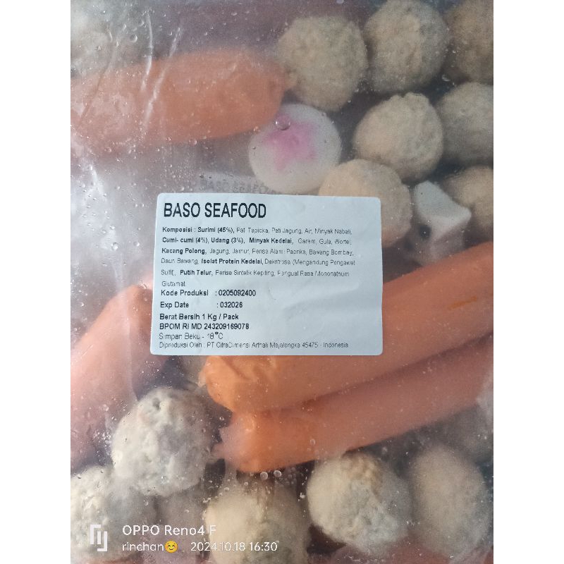 

baso seafood mix cedea repack 1kg