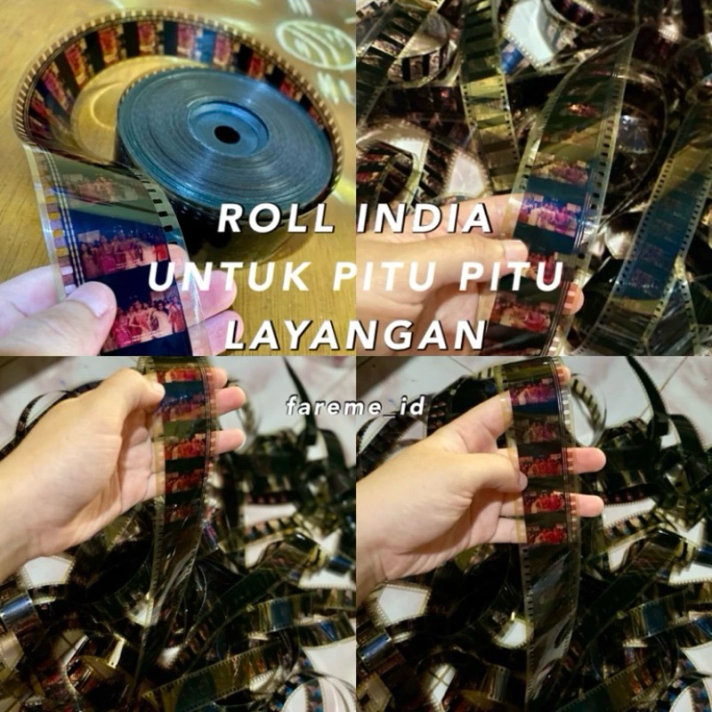 ROLL INDIA / Pita Film Layangan 35mm Panjang 50 meter / Pitu pitu / Sawangan Koang / Roll film jadul