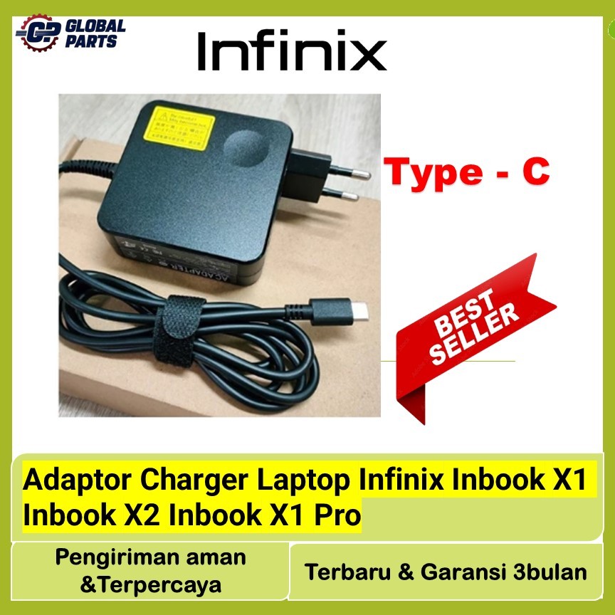 Adaptor Charger Laptop Infinix Inbook X1 Inbook X2 Inbook X1 Pro Ori