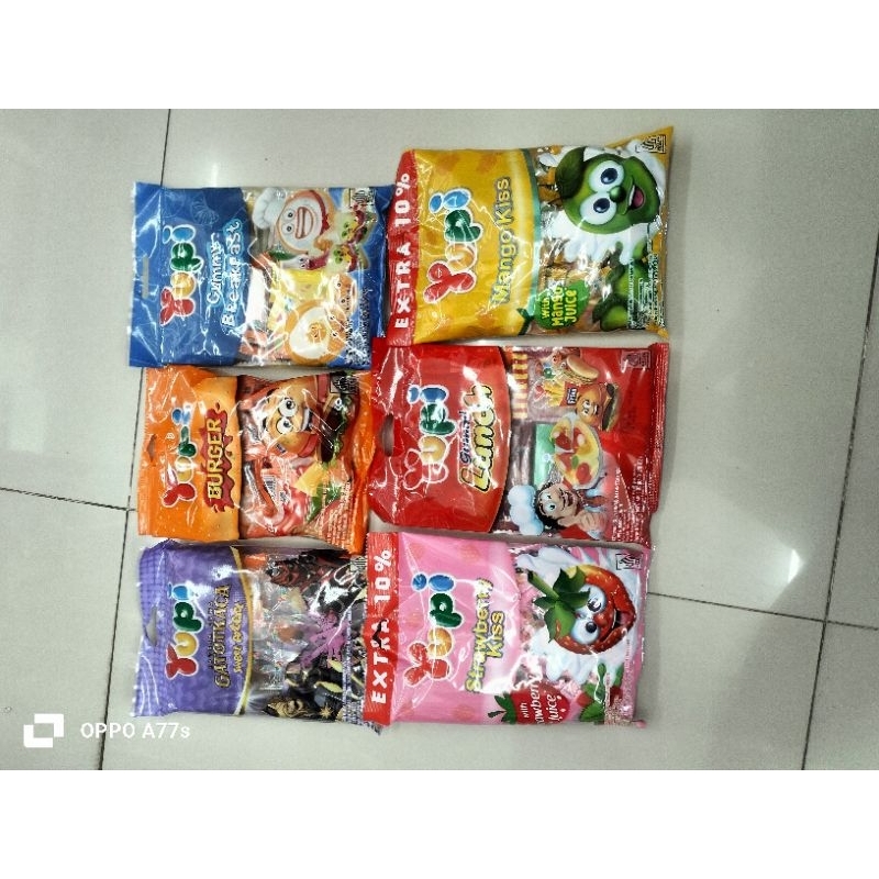 

YUPI GUMMY LUNCH 95G/YUPI GATOT KACA