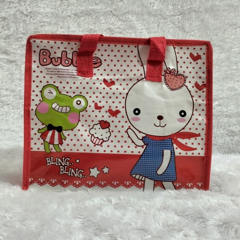 

Tas Rinjani Plastik / Tas karung serba guna cocok untuk tas bekal anak sekolah, cocok untuk barang-barang lainnya