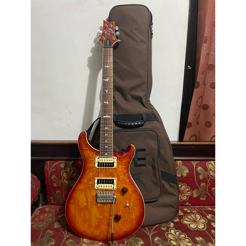 Gitar elektrik PRS SE Custom 24 Burled Ash second likew new included original gigbag