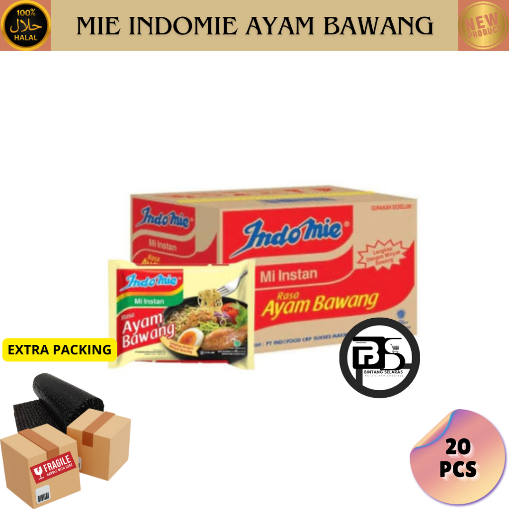 

INDOMIE AYAM BAWANG 5-20 PCS