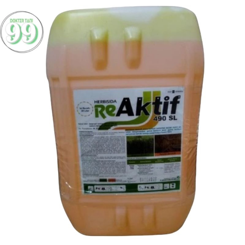 Herbisida Sistemik REAKTIF 490 SL Kemasan @20 Liter | REACTIV @20 liter