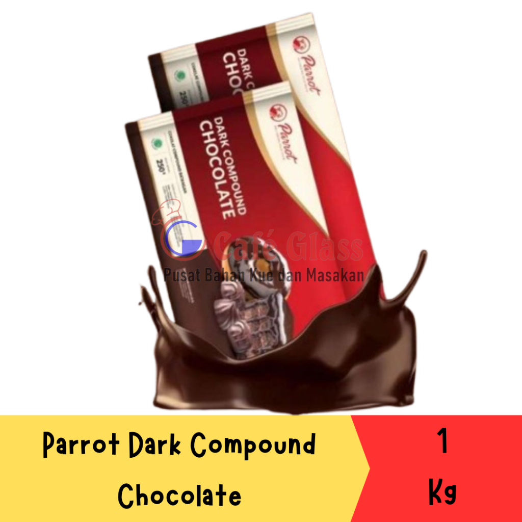 

Parrot Dark Chocolate Compound / Cokelat Block 1kg