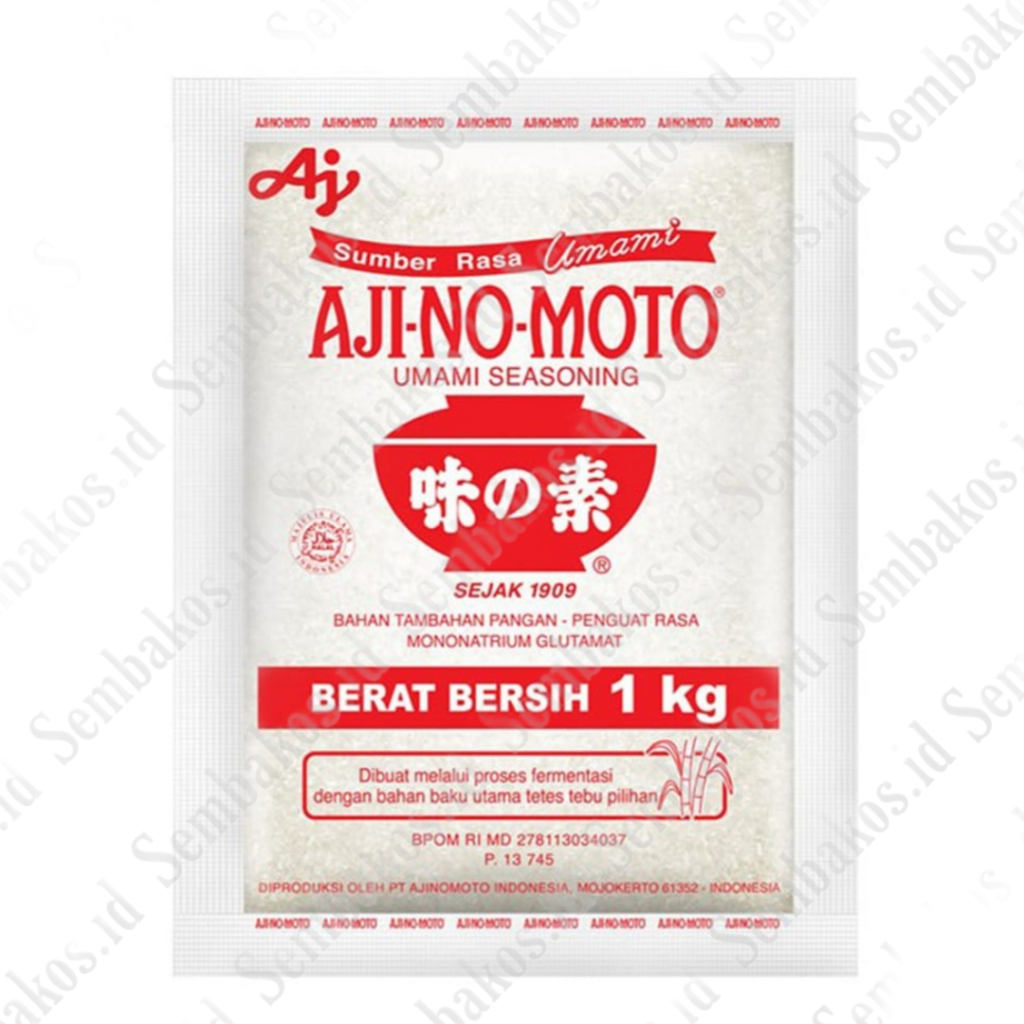 

Aji-No-Moto 1KG | Penyedap Rasa MSG 1KG | Micin | Penyedap Rasa 1KG