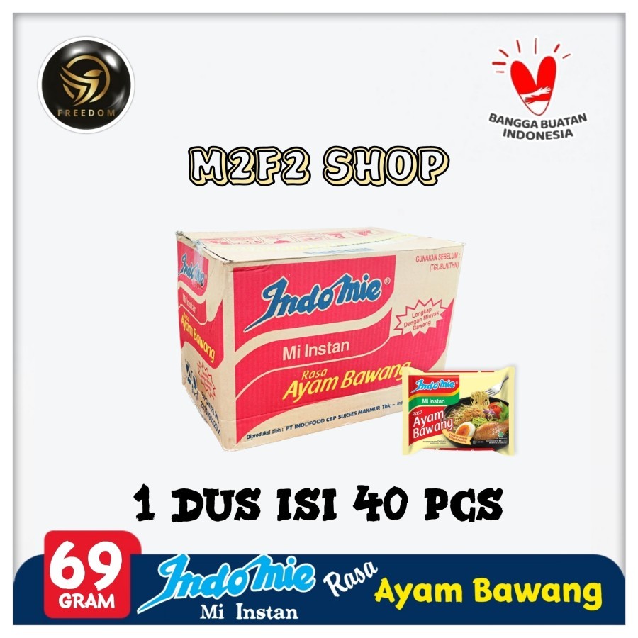

Indomie Mie Instant Kuah Rasa Ayam Bawang - 69 gr (Kemasan Karton)