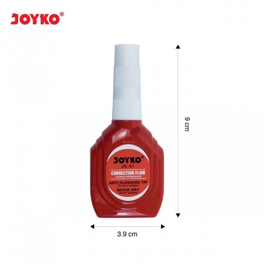 

Correction Pen Fluid / Tipex / Tipe X / Tip-ex Cair Joyko JK-101 -1pcs