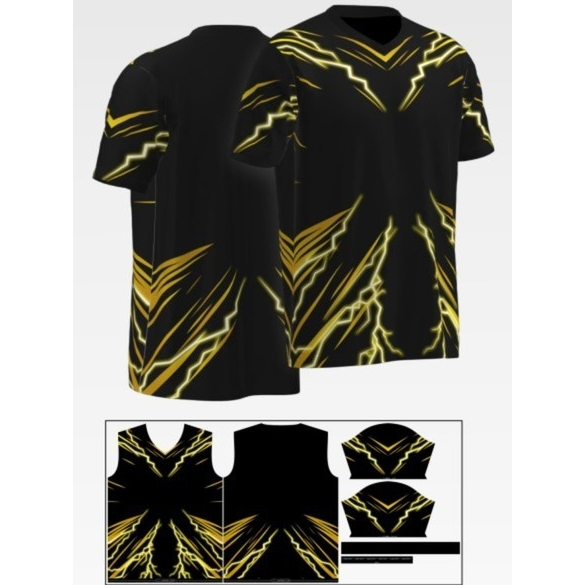 Regarsport - 07 Jersey lengan pendek verywell warna hitam