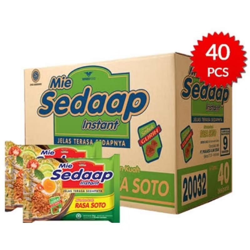 

Mi sedap soto 1 dus isi 40 pcs