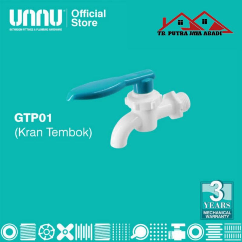 Kran Air Plastik Unnu white