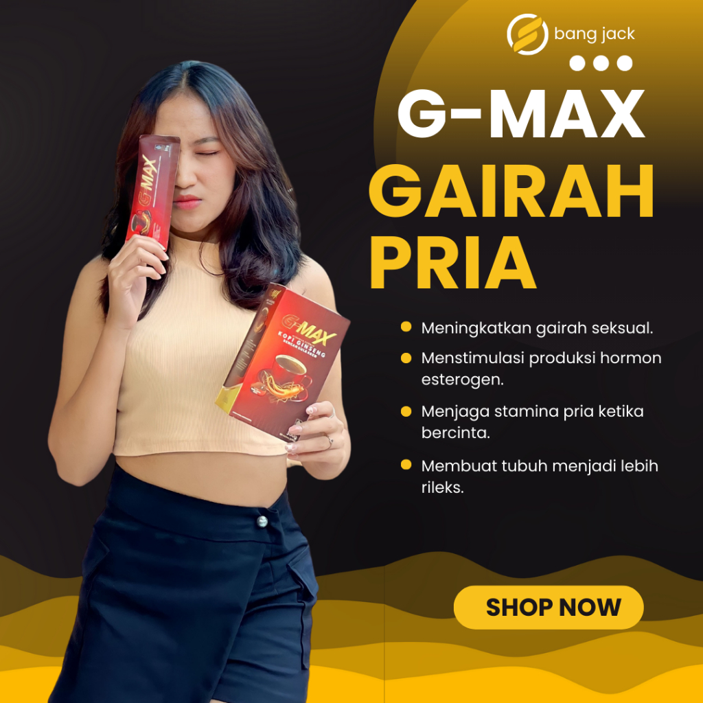 

Kopi Gmax Original - Kopi Stamina Pria Kuat Tahan Lama - G-MAX Kopi Ginseng GMAX Coffee G MAX Bubuk