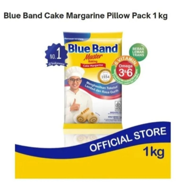 

BLUE BAND Cake Margarin 1kg pouch