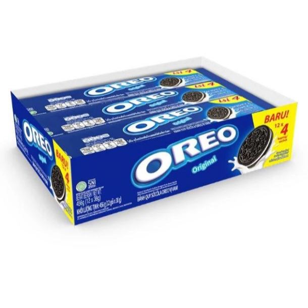 

Biskuat Oreo Vanilla Cream 1 Box Isi 12 pcs