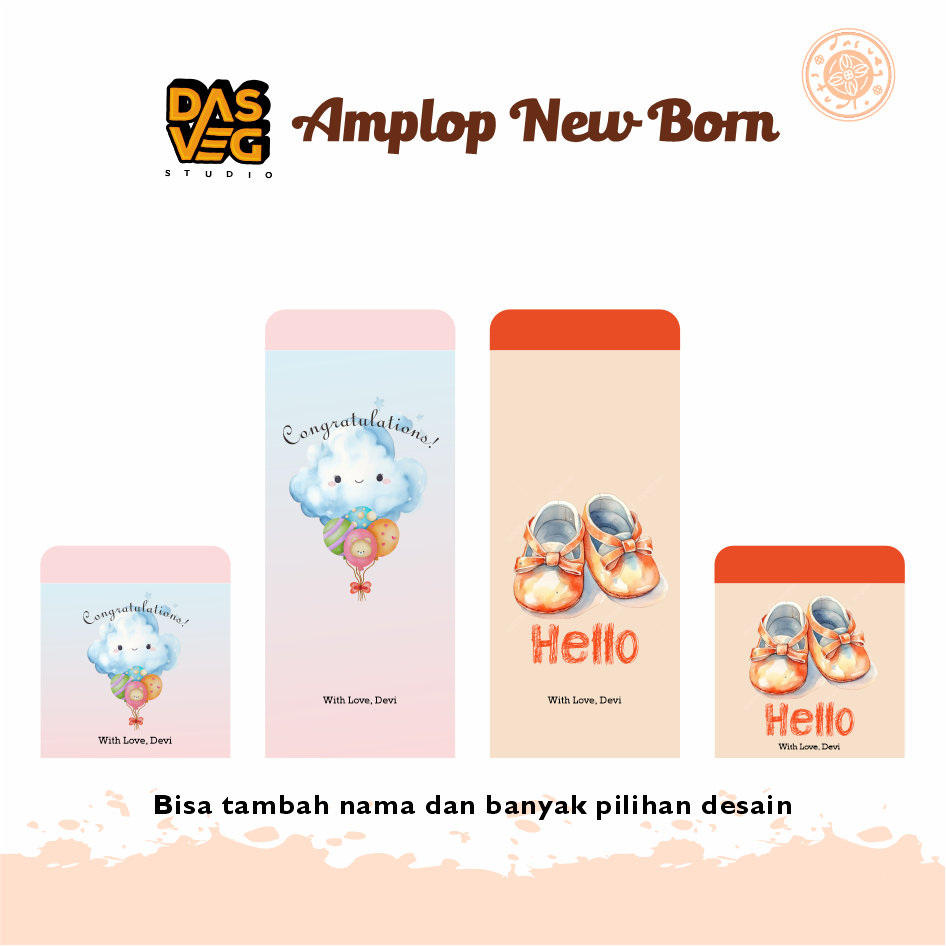 

Amplop New Born / Kelahiran | Amplop Nyumbang Bayi happy baby bayi lahir lahiran welcome to the world Anak Cute