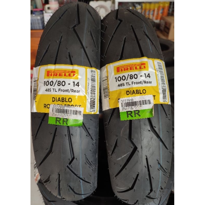 BAN PIRELLI 100/80-14 DIABLO ROSSO SPORT