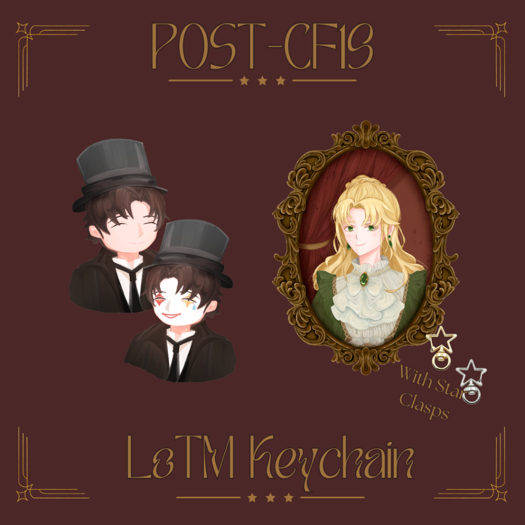 POST CF19 | Lord of the Mysteries Character Keychain by Booth I-50