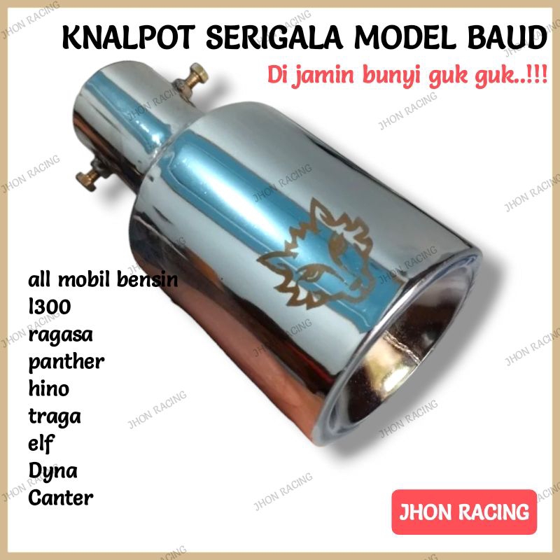 Knalpot srigala serigala model baud mobil bensin l300 ragasa elf umplung panther dyna hino canter tr