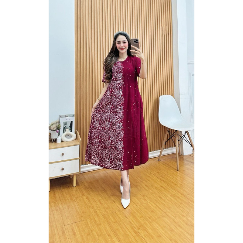 DASTER RAYON MERAH BATA