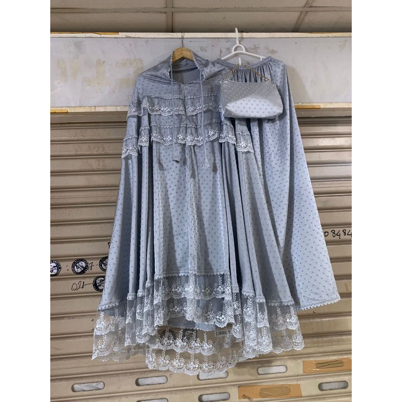 Mukena Aisyah silk Uragiri/ mukena silk Uragiri