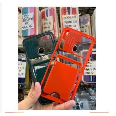 [ Vivo Y30/y50/y12/y15/y17/y20/y12s ] Hardcase gingle card + Slide pelindung penutup camera / HARD C