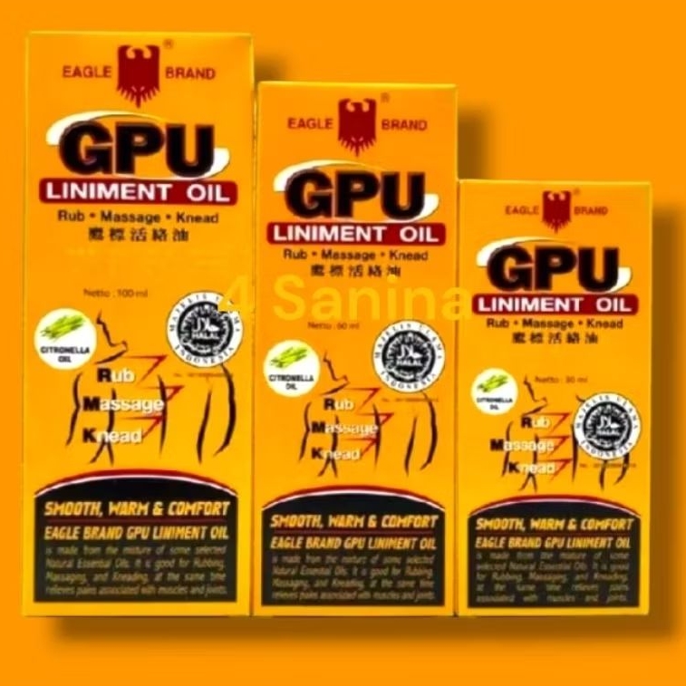 Gpu minyak urut 100 ml / gpu cair / minyak urut Gpu