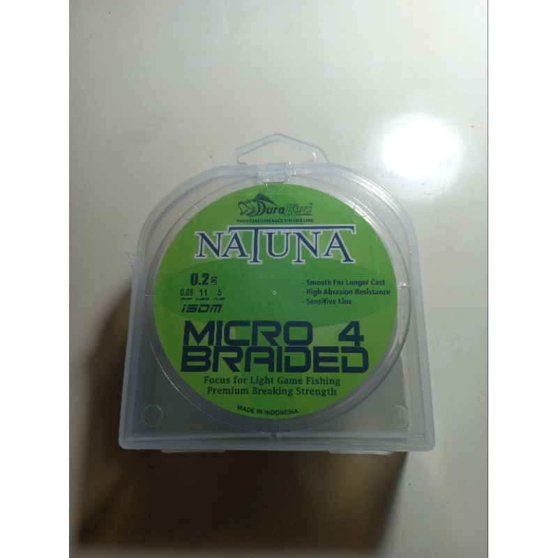 Pe Duraking Natuna 0.2 150meter rekomendasi untuk fresh water casting dan anjing game