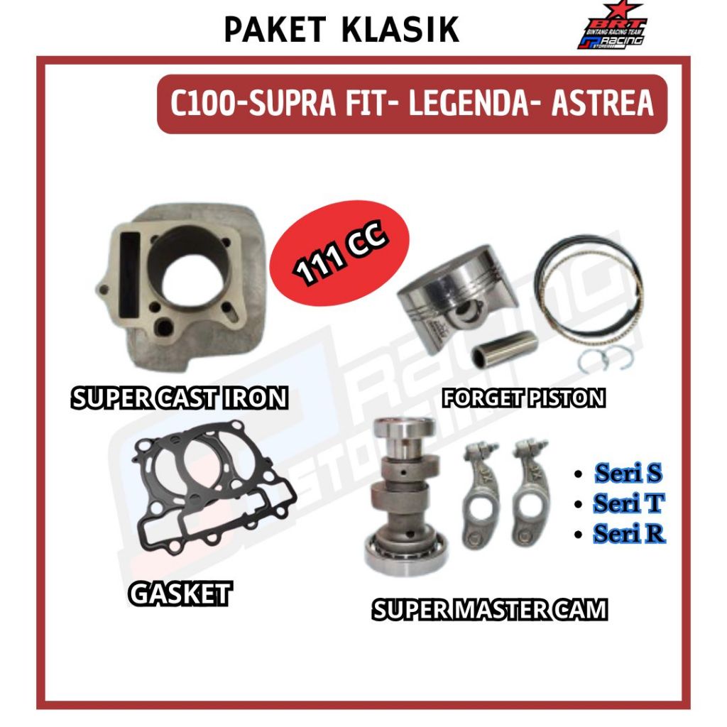 Paket Bore UP C100 Suprafit - Legenda - Astrea - BRT Paket Klasik 3
