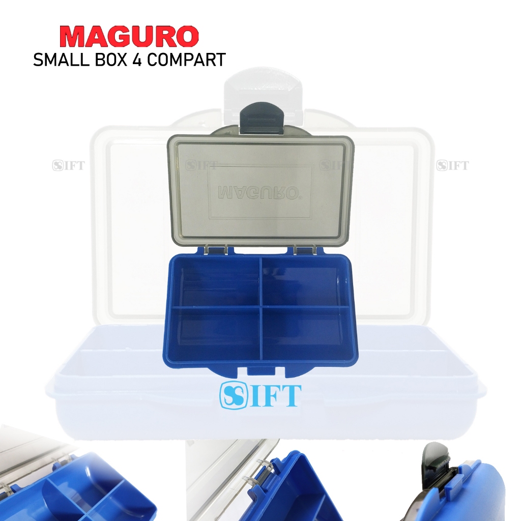 Kotak Aksesoris MAGURO SMALL BOX 4 Compart | Pancing