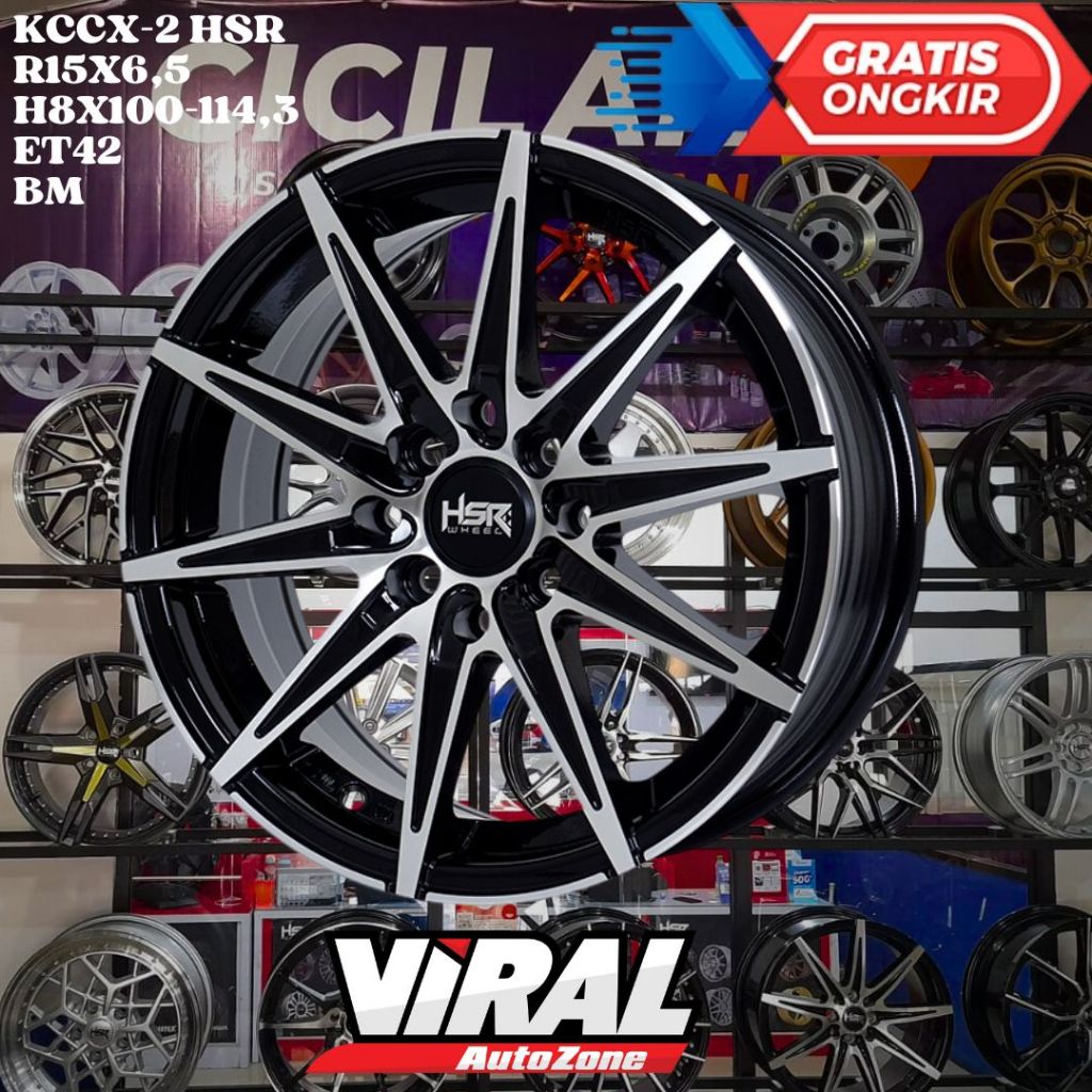 Velg Mobil Ring 15 HSR KCCX 2 R15 COCOK UNTUK AVANZA XENIA DATSUN MOBILIO