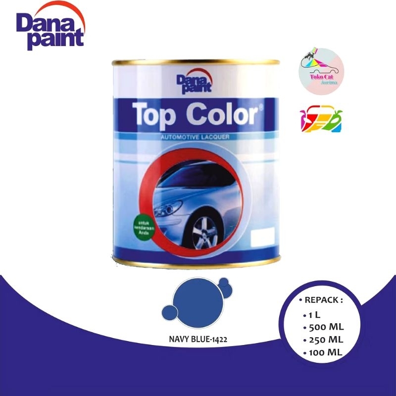 CAT DUCO NAVY BLUE-1422 CAT MOBIL TOP COLOR 1LITER REPACK