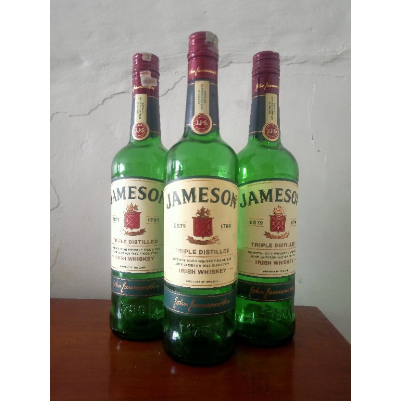 Botol bekas minuman keras HijauJameson700ml