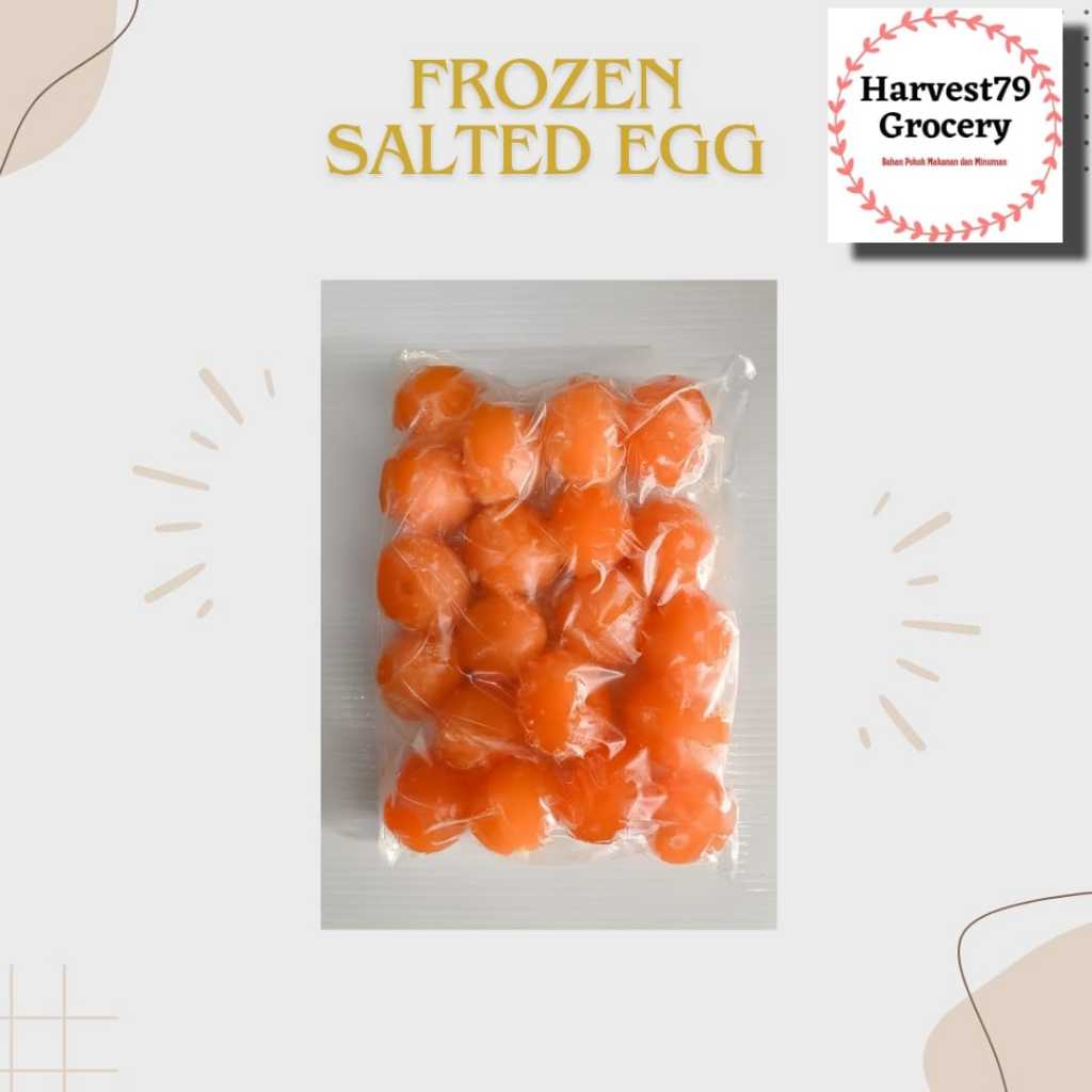 

SALTED DUCK EGG YOLK isi 20pcs / GRAB-GOJEK ONLY