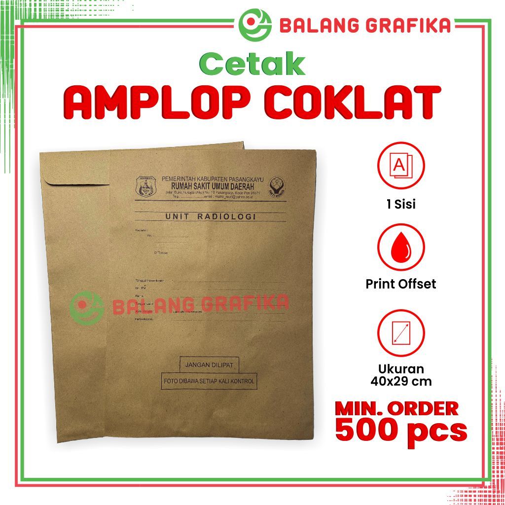 

Cetak Amplop Coklat Map Dinas Ukuran 29x40 cm