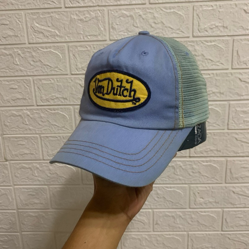 Topi Von Dutch Trucker Jaring - Made In Usa Original Second Vondutch