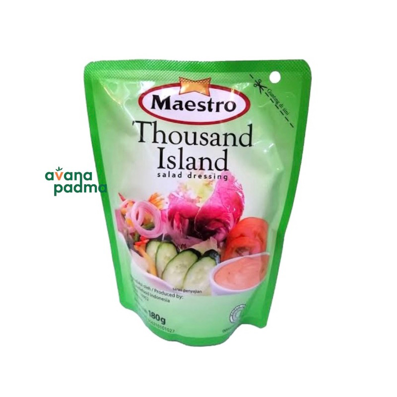 

Maestro Thousand Island Salad Dressing Pouch (180g)