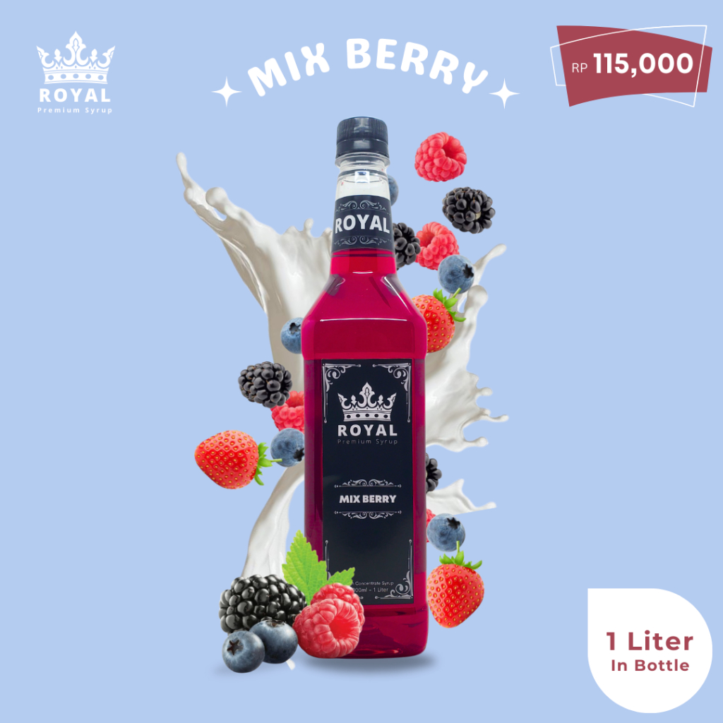 

Royal Mix berry Syrup - Sirup Mix berry (Premium Quality)