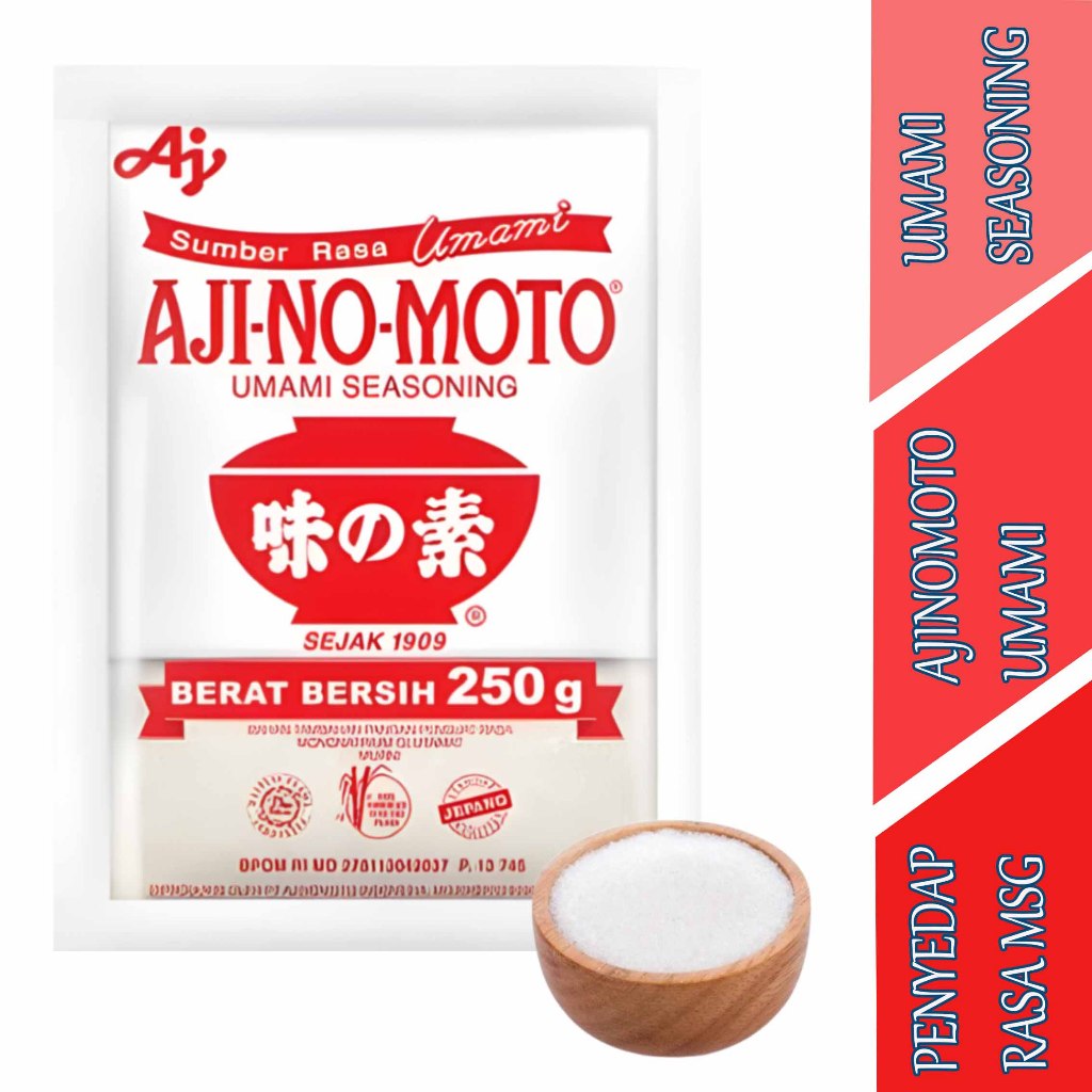 

Penyedap Rasa Msg - Ajinomoto - Umami Seasoning - 250gr