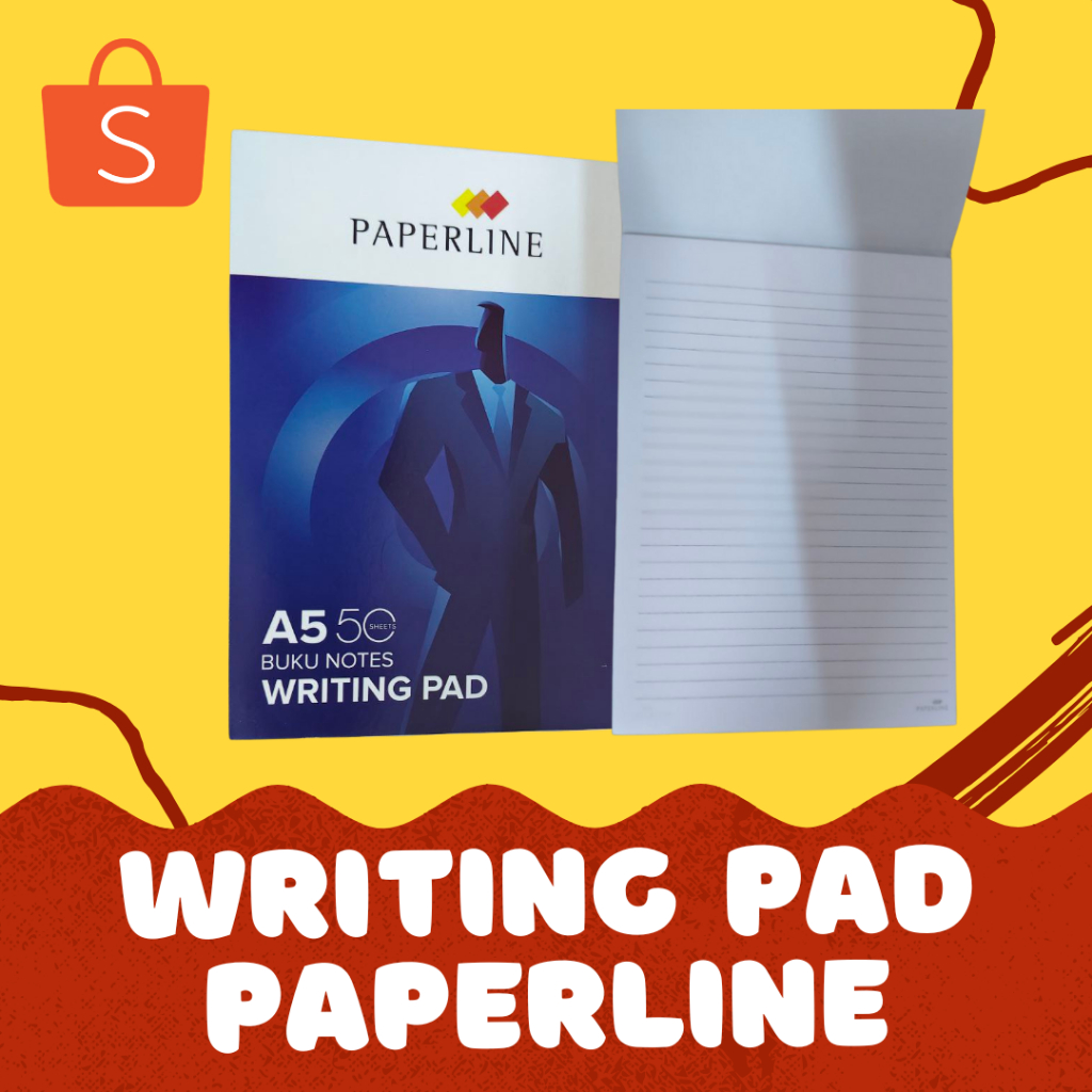 

Buku Notes Writing Pad (Note Book) A5 50 Lembar Paperline