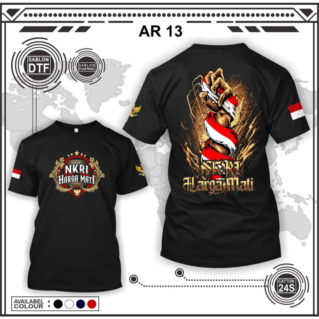 Bossablon - Kaos Rantau NKRI Harga Mati Kaos NKRI Katun 24s Kaos Laskar Indonesia Kaos Indonesia Pri